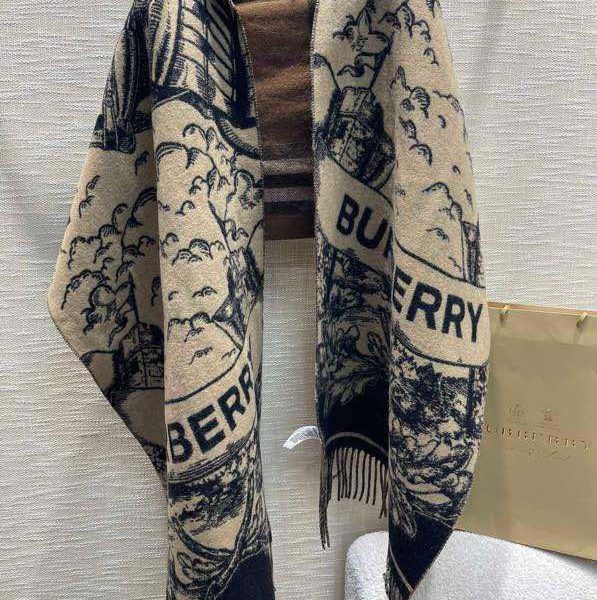 designer,replica,clothing,fake,1:1,lv,luxury,high quality Burberry War Horse Knight Reversible Shawl
