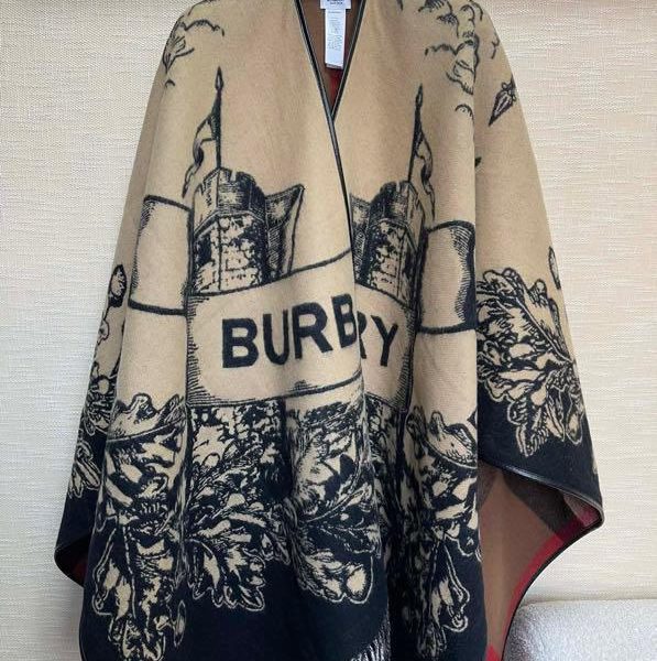 designer,replica,clothing,fake,1:1,lv,luxury,high quality Burberry War Horse Knight Reversible Shawl