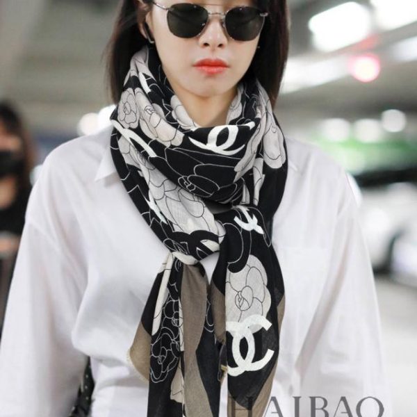 designer,replica,clothing,fake,1:1,lv,luxury,high quality Chenel Cashmere Long Scarf
