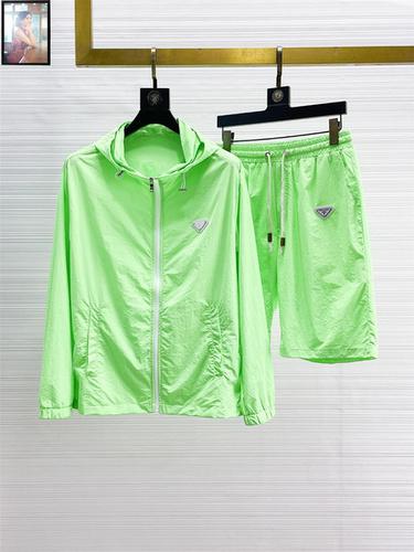 designer,replica,clothing,fake,1:1,lv,luxury,high quality Prada sun protection clothing set M-3XL(3F22)