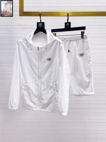 designer,replica,clothing,fake,1:1,lv,luxury,high quality Prada sun protection clothing set M-3XL(4B28)