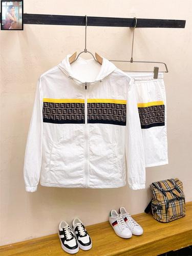 designer,replica,clothing,fake,1:1,lv,luxury,high quality Fendi sun protection clothing set M-3XL(16B3)
