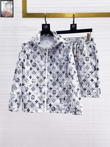 designer,replica,clothing,fake,1:1,lv,luxury,high quality LV sun protection clothing set M-3XL(0004)