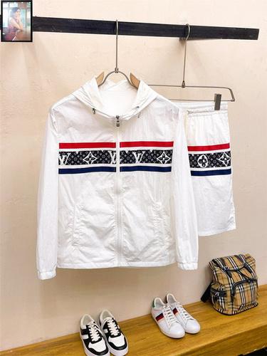 designer,replica,clothing,fake,1:1,lv,luxury,high quality LV sun protection clothing set M-3XL(1122)