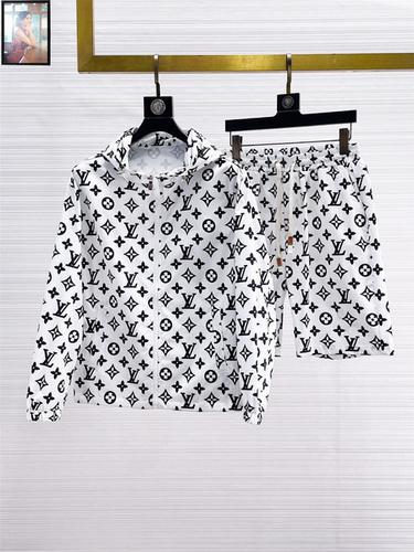 designer,replica,clothing,fake,1:1,lv,luxury,high quality LV sun protection clothing set M-3XL(113F)