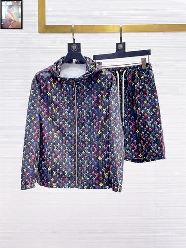 designer,replica,clothing,fake,1:1,lv,luxury,high quality LV sun protection clothing set M-3XL(9C77)