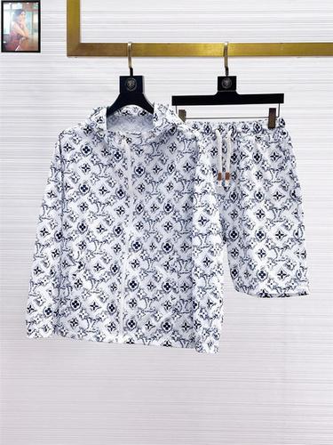 designer,replica,clothing,fake,1:1,lv,luxury,high quality LV sun protection clothing set M-3XL(A7F8)