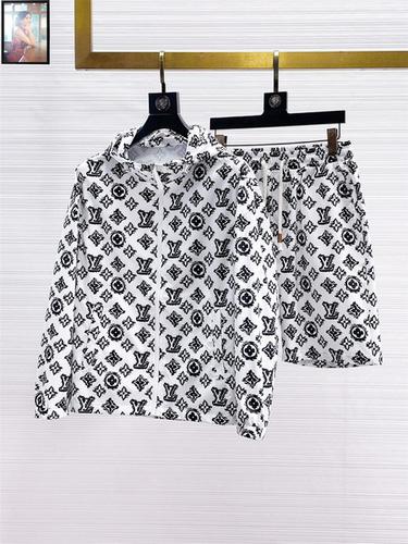 designer,replica,clothing,fake,1:1,lv,luxury,high quality LV sun protection clothing set M-3XL(CFD5)