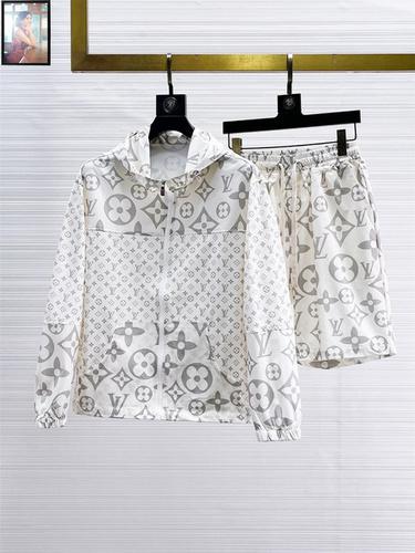designer,replica,clothing,fake,1:1,lv,luxury,high quality LV sun protection clothing set M-3XL(DB05)