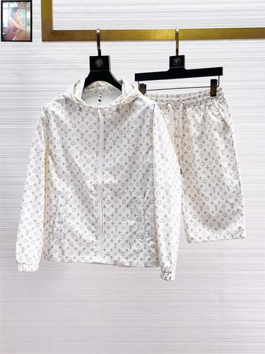 designer,replica,clothing,fake,1:1,lv,luxury,high quality LV sun protection clothing set M-3XL(DE35)