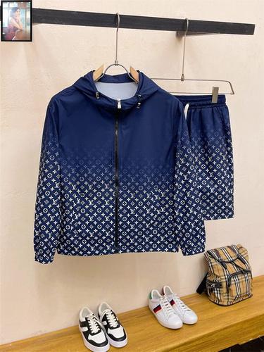 designer,replica,clothing,fake,1:1,lv,luxury,high quality LV sun protection clothing set M-3XL(F371)