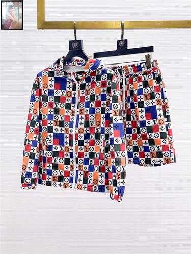 designer,replica,clothing,fake,1:1,lv,luxury,high quality LV sun protection clothing set M-3XL(F73F)