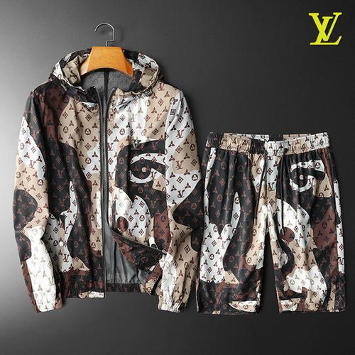 designer,replica,clothing,fake,1:1,lv,luxury,high quality LV sun protection set M-3XL(7682)