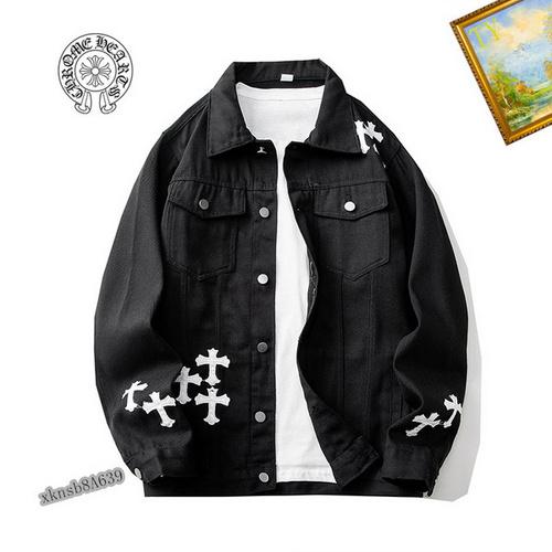 designer,replica,clothing,fake,1:1,lv,luxury,high quality Chrome Hearts Denim Jacket M-3XL(1068)