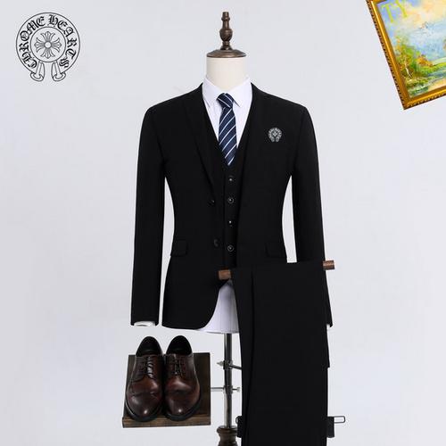 designer,replica,clothing,fake,1:1,lv,luxury,high quality Chrome Hearts three-piece suit M-3XL(E908)