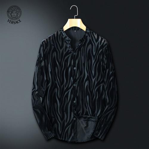 designer,replica,clothing,fake,1:1,lv,luxury,high quality Versace long-sleeved shirt L-3XL(E95C)