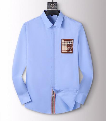 designer,replica,clothing,fake,1:1,lv,luxury,high quality Burberry high elastic wrinkle-resistant long-sleeved shirt M-3XL(74ED)