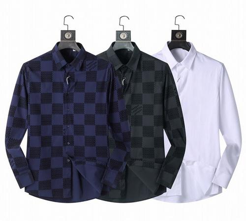 designer,replica,clothing,fake,1:1,lv,luxury,high quality LV long-sleeved shirt M-3XL(F95E)