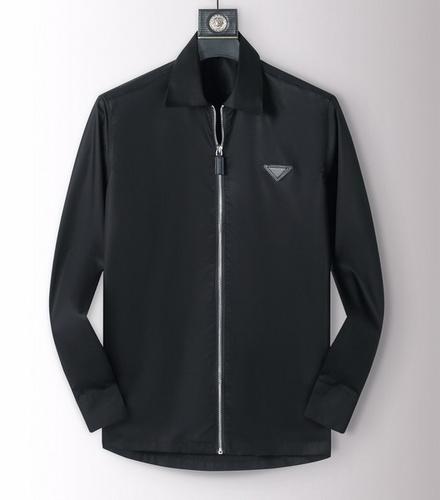 designer,replica,clothing,fake,1:1,lv,luxury,high quality Prada long-sleeved shirt M-3XL(43F7)