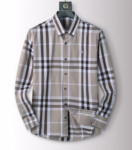 designer,replica,clothing,fake,1:1,lv,luxury,high quality Burberry plaid shirt M-3XL(3F2E)