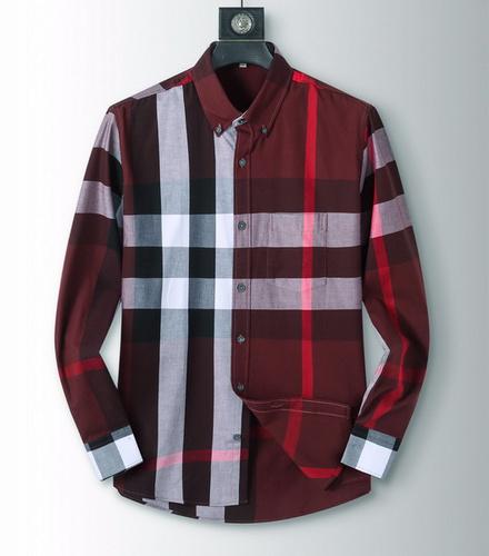 designer,replica,clothing,fake,1:1,lv,luxury,high quality Burberry plaid shirt M-3XL(7148)