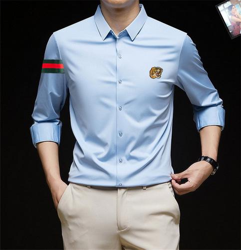 designer,replica,clothing,fake,1:1,lv,luxury,high quality Gucci long-sleeved shirt M-3XL(080C)