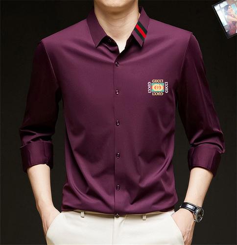 designer,replica,clothing,fake,1:1,lv,luxury,high quality Gucci long-sleeved shirt M-3XL(3C8D)