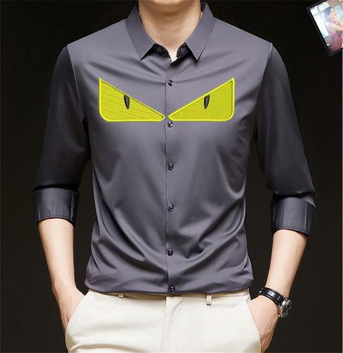 designer,replica,clothing,fake,1:1,lv,luxury,high quality Fendi long-sleeved shirt M-3XL(81B5)