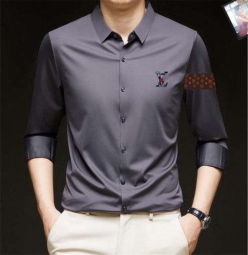 designer,replica,clothing,fake,1:1,lv,luxury,high quality LV long-sleeved shirt M-3XL(B92B)