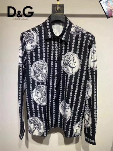 designer,replica,clothing,fake,1:1,lv,luxury,high quality D&G long-sleeved shirt S-XXL(6351)