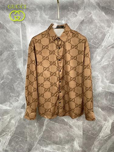 designer,replica,clothing,fake,1:1,lv,luxury,high quality Gucci long-sleeved shirt M-3XL(651D)