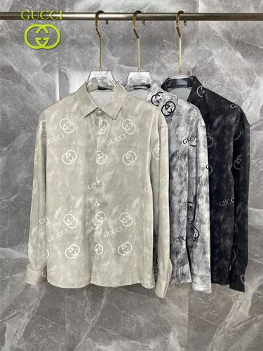 designer,replica,clothing,fake,1:1,lv,luxury,high quality Gucci long-sleeved shirt M-3XL(720D)