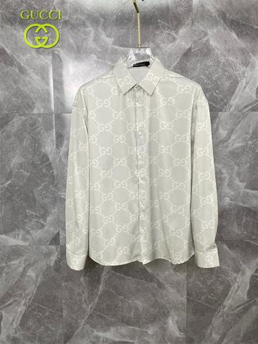 designer,replica,clothing,fake,1:1,lv,luxury,high quality Gucci long-sleeved shirt M-3XL(AC02)
