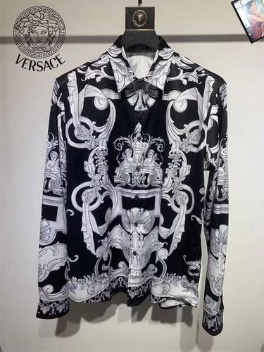designer,replica,clothing,fake,1:1,lv,luxury,high quality Versace long-sleeved shirt S-XXL(08CA)