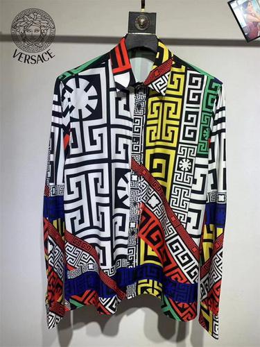 designer,replica,clothing,fake,1:1,lv,luxury,high quality Versace long-sleeved shirt S-XXL(4A6C)