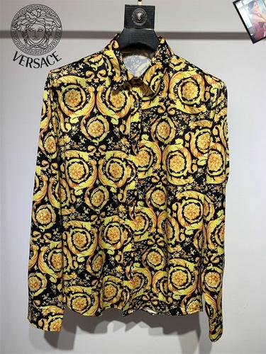 designer,replica,clothing,fake,1:1,lv,luxury,high quality Versace long-sleeved shirt S-XXL(6C0D)
