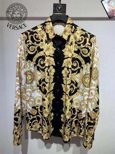 designer,replica,clothing,fake,1:1,lv,luxury,high quality Versace long-sleeved shirt S-XXL(96DC)