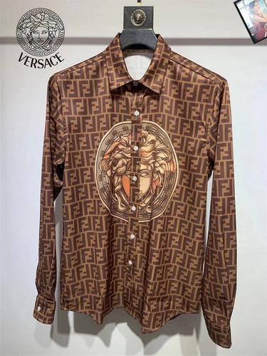 designer,replica,clothing,fake,1:1,lv,luxury,high quality Versace long-sleeved shirt S-XXL(A993)