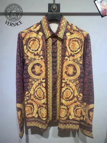 designer,replica,clothing,fake,1:1,lv,luxury,high quality Versace long-sleeved shirt S-XXL(AA37)