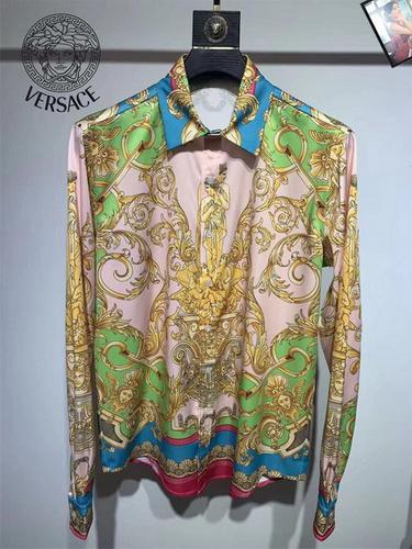 designer,replica,clothing,fake,1:1,lv,luxury,high quality Versace long-sleeved shirt S-XXL(AD05)