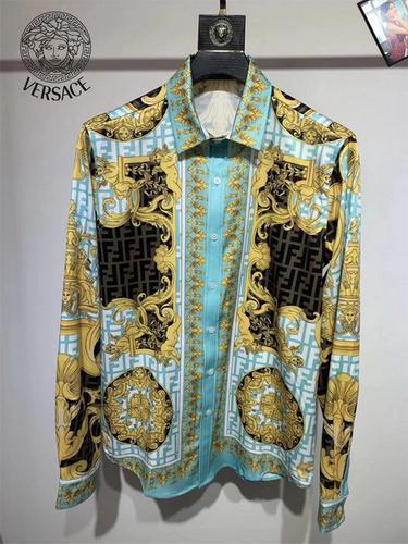designer,replica,clothing,fake,1:1,lv,luxury,high quality Versace long-sleeved shirt S-XXL(C058)