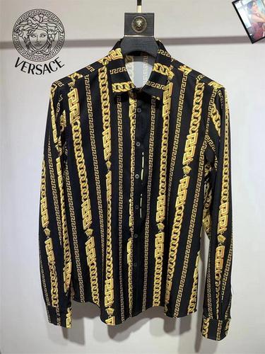 designer,replica,clothing,fake,1:1,lv,luxury,high quality Versace long-sleeved shirt S-XXL(C261)