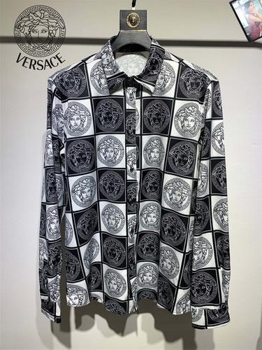 designer,replica,clothing,fake,1:1,lv,luxury,high quality Versace long-sleeved shirt S-XXL(E6BA)