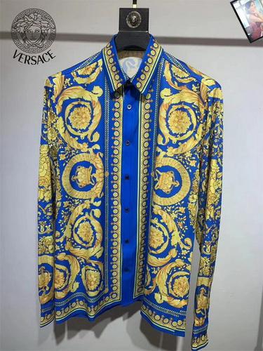 designer,replica,clothing,fake,1:1,lv,luxury,high quality Versace long-sleeved shirt S-XXL(FD33)