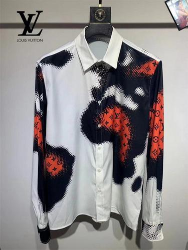 designer,replica,clothing,fake,1:1,lv,luxury,high quality LV long-sleeved shirt S-XXL(37CF)