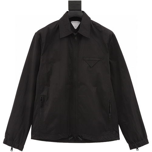 designer,replica,clothing,fake,1:1,lv,luxury,high quality BV triangle pocket lapel nylon jacket (6591)
