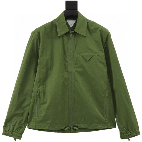 designer,replica,clothing,fake,1:1,lv,luxury,high quality BV triangle pocket lapel nylon jacket (7998)