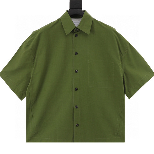 designer,replica,clothing,fake,1:1,lv,luxury,high quality BV woven short-sleeved shirt (57BF)