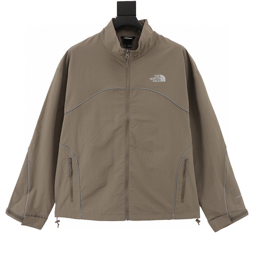 designer,replica,clothing,fake,1:1,lv,luxury,high quality THE NORTH FACE∕North Face Reflective Line Jacket-Black/Khaki(5785)