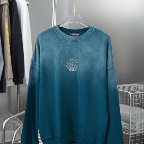 designer,replica,clothing,fake,1:1,lv,luxury,high quality Chrome Hearte Cross Crew Neck Sweatshirt